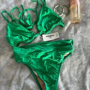 Vibrant Green Bikini Set